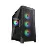 Caixa de PC COUGAR Gaming CGR-5AD1B-RGB Midi Tower preta