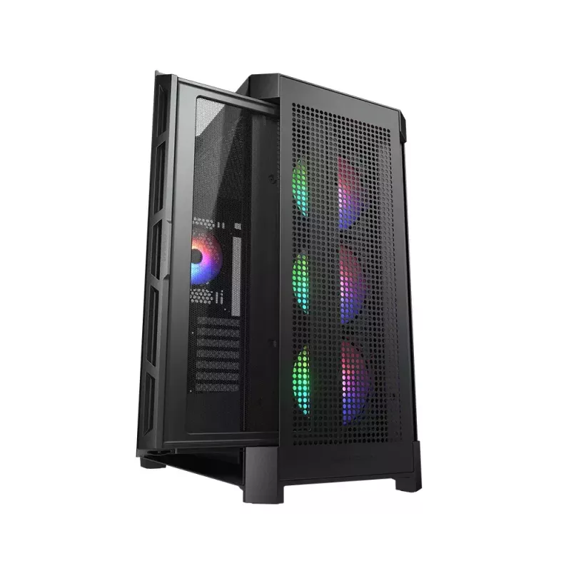 Caixa de PC COUGAR Gaming CGR-5AD1B-RGB Midi Tower preta