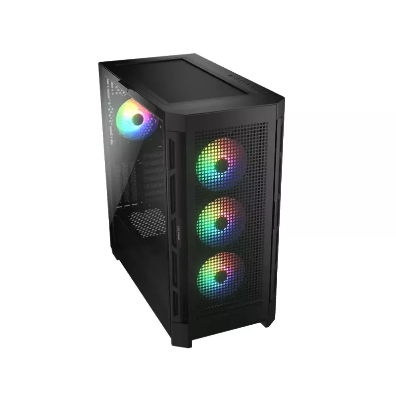Caixa de PC COUGAR Gaming CGR-5AD1B-RGB Midi Tower preta