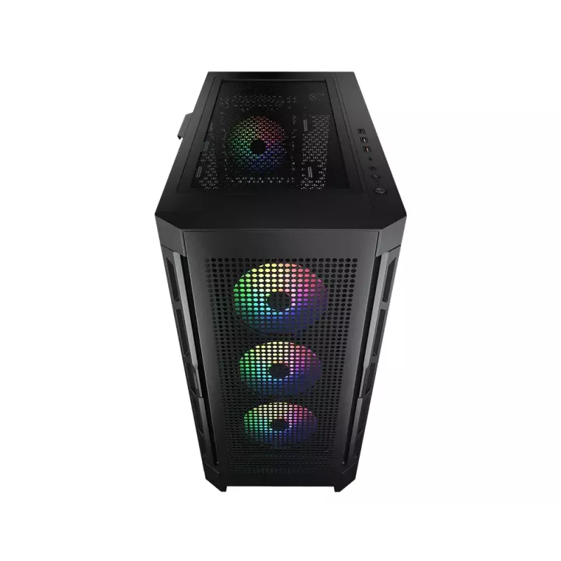 Caixa de PC COUGAR Gaming CGR-5AD1B-RGB Midi Tower preta