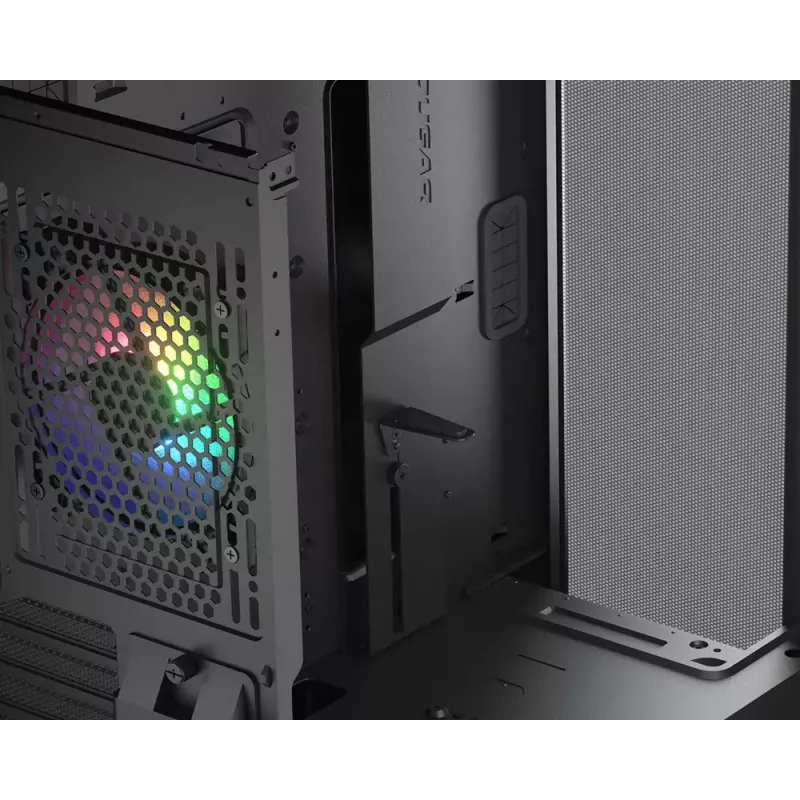 Caixa de PC COUGAR Gaming CGR-5AD1B-RGB Midi Tower preta