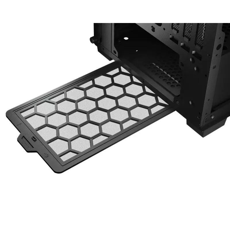 Caixa de PC COUGAR Gaming CGR-5AD1B-RGB Midi Tower preta