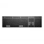 Teclado sem fios recarregável HP 725 Multi-Device, tamanho completo (100%), sem fios, RF Wireless + Bluetooth, preto