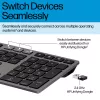 Teclado sem fios recarregável HP 725 Multi-Device, tamanho completo (100%), sem fios, RF Wireless + Bluetooth, preto