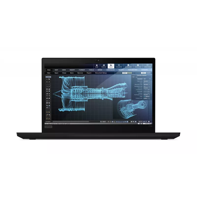 Estação de trabalho móvel recondicionada Lenovo ThinkPad P14s 14 polegadas Intel Core i5 8GB 256GB SSD Intel UHD Windows 11 Pro