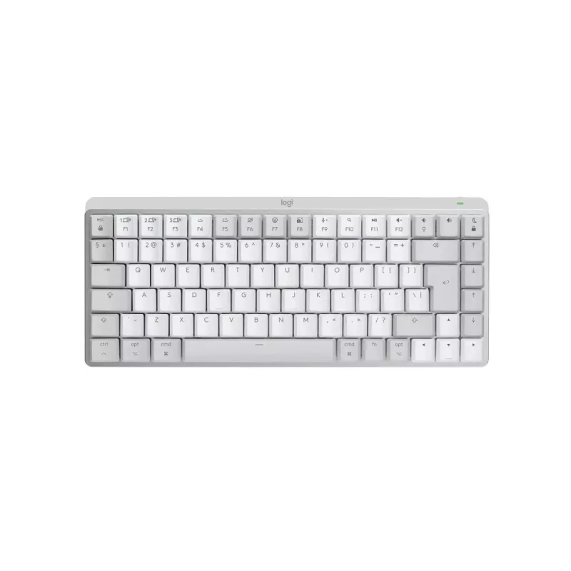 LOGITECH MX Mechanical Mini para Mac Teclado de desempenho minimalista sem fios com iluminação cinzento-claro - US Inte - Qwerty