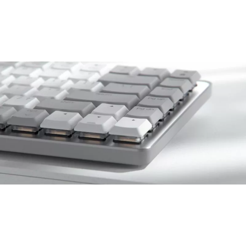 LOGITECH MX Mechanical Mini para Mac Teclado de desempenho minimalista sem fios com iluminação cinzento-claro - US Inte - Qwerty