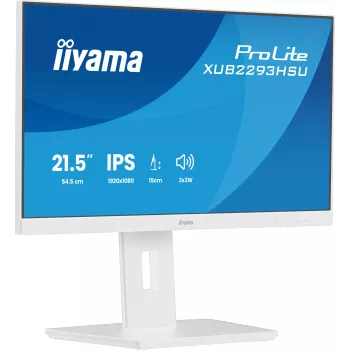 Monitor de computador iiyama ProLite XUB2293HSU-W7 54,6 cm (21,5 polegadas) 1920 x 1080 píxeis Full HD LED branco