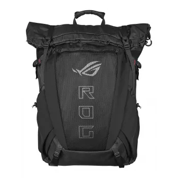 Mochila de gaming ASUS ROG Archer ErgoAir preta EVA (Etileno-acetato de vinilo), Lycra, Nylon