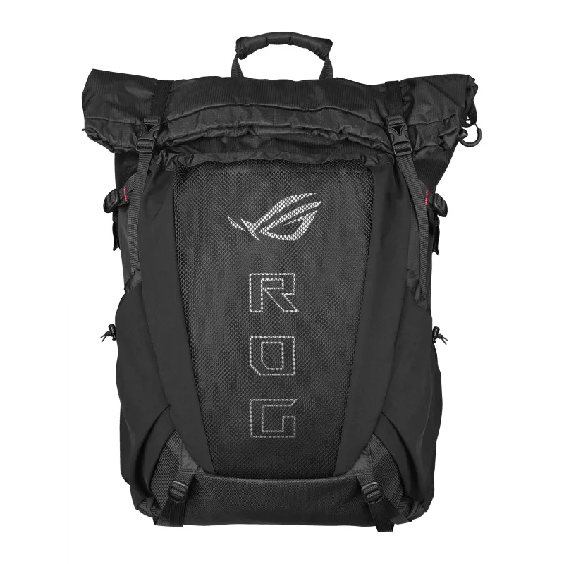 Mochila de gaming ASUS ROG Archer ErgoAir preta EVA (Etileno-acetato de vinilo), Lycra, Nylon