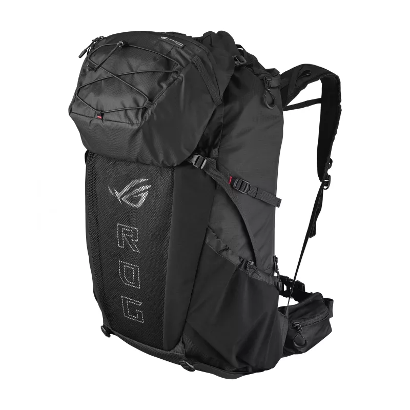 Mochila de gaming ASUS ROG Archer ErgoAir preta EVA (Etileno-acetato de vinilo), Lycra, Nylon