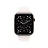 APPLE Watch Series 11 GPS + Cellular 42mm Caixa de titânio dourada com bracelete desportiva Light Blush M/L