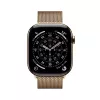 APPLE Watch Series 11 GPS + Cellular 46mm Caixa de titânio dourada com bracelete Milanese Loop dourada - M/L