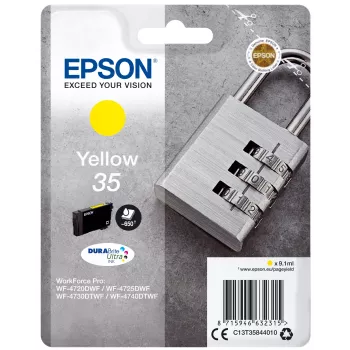 Epson Padlock Embalagem individual amarelo 35 DURABrite Ultra Ink