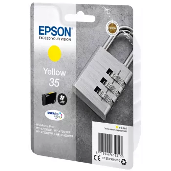 Epson Padlock Embalagem individual amarelo 35 DURABrite Ultra Ink