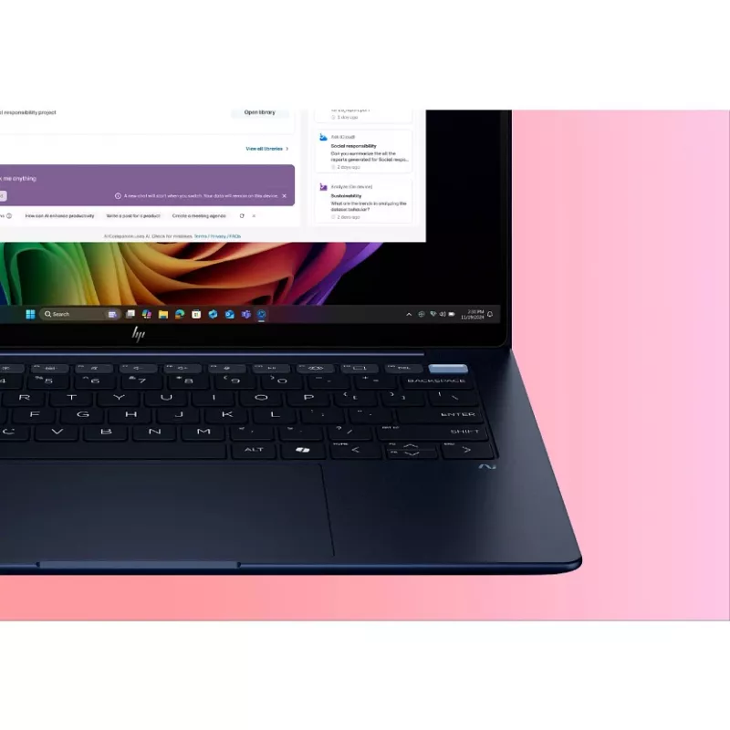 HP EliteBook Ultra G1i Next Gen AI PC Wolf Pro Security Edition Copilot+ PC Intel Core Ultra 7 258V Portátil 35,6 cm (14 polegadas) Ecrã tátil 2.8K 32 GB LPDDR5x-SDRAM Wi-Fi 7 (802.11be) Windows 11 Pro azul