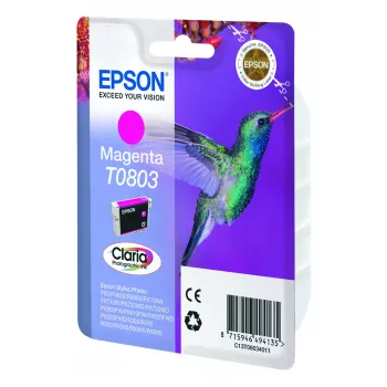 Epson Hummingbird Embalagem individual Magenta T0803 Claria Photographic Ink