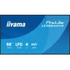 Ecrã de sinalização digital iiyama LE9864UHS-B1AG 2,49 m (98 inch) Wi-Fi 500 cd/m² 4K Ultra HD Preto Processador integrado Android 24/7