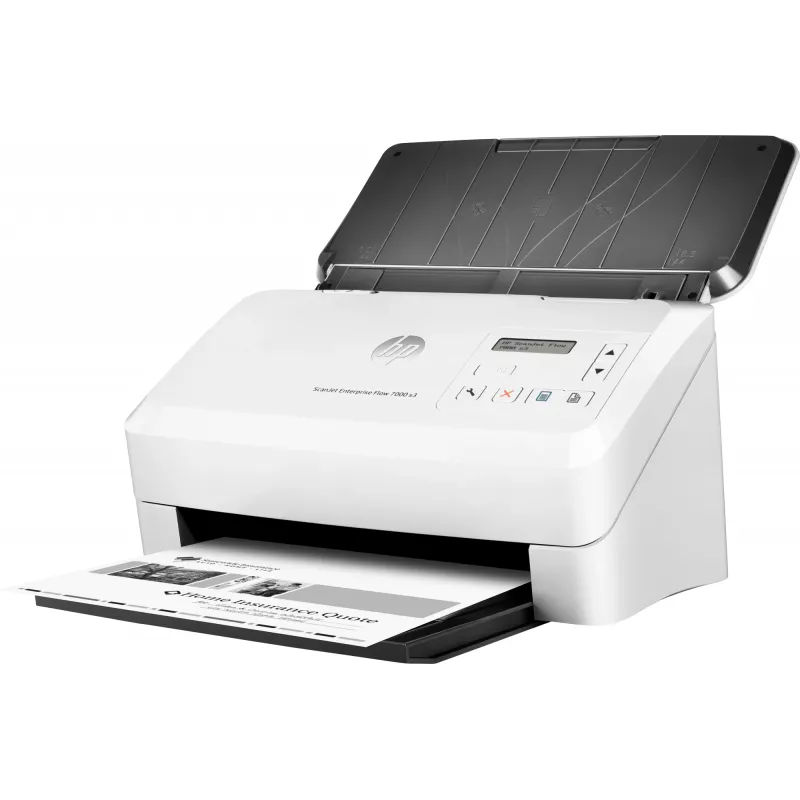 Scanner de alimentação HP Scanjet Enterprise Flow 7000 s3 600 x 600 DPI A4 Branco