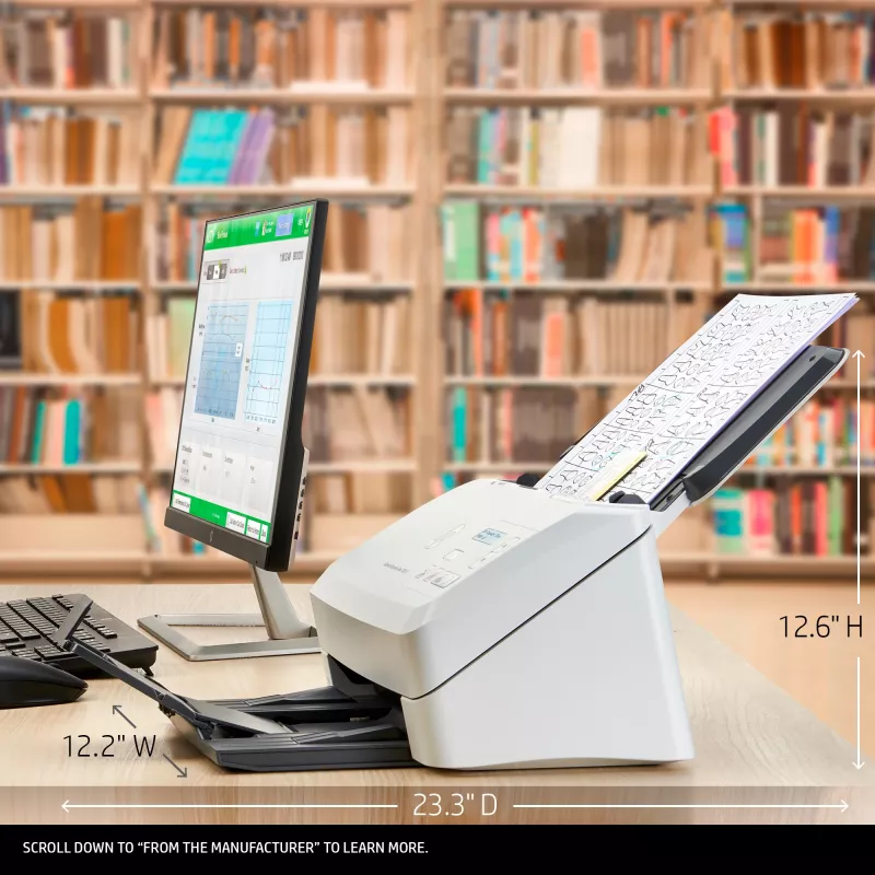 Scanner de alimentação HP Scanjet Enterprise Flow 7000 s3 600 x 600 DPI A4 Branco