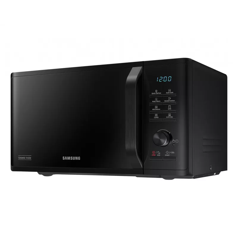 Micro-ondas Samsung MG23B3515AK/EN preto com grelhador de bancada 23 L 1250 W