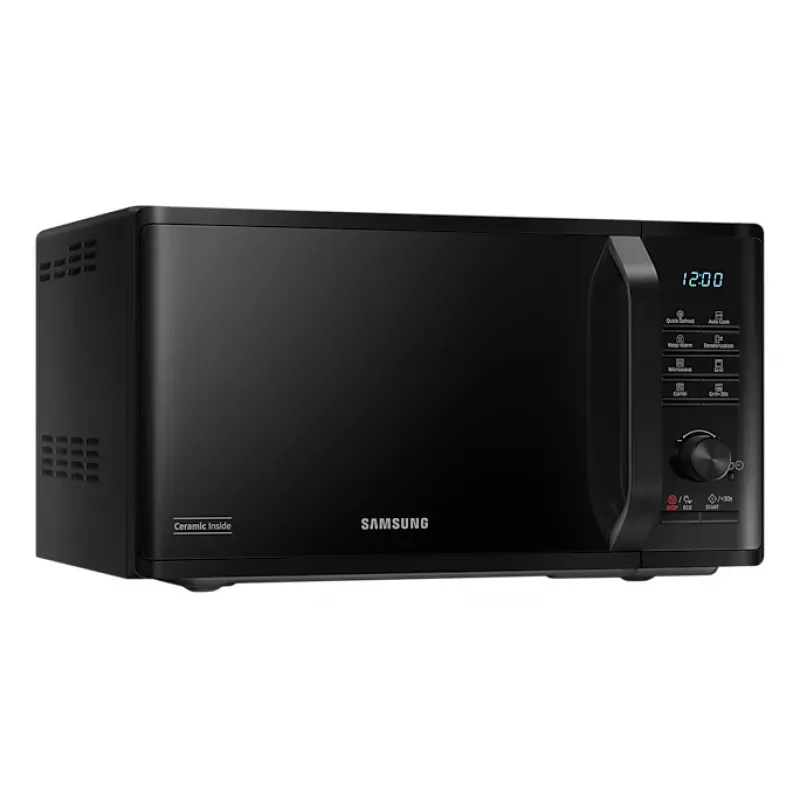 Micro-ondas Samsung MG23B3515AK/EN preto com grelhador de bancada 23 L 1250 W