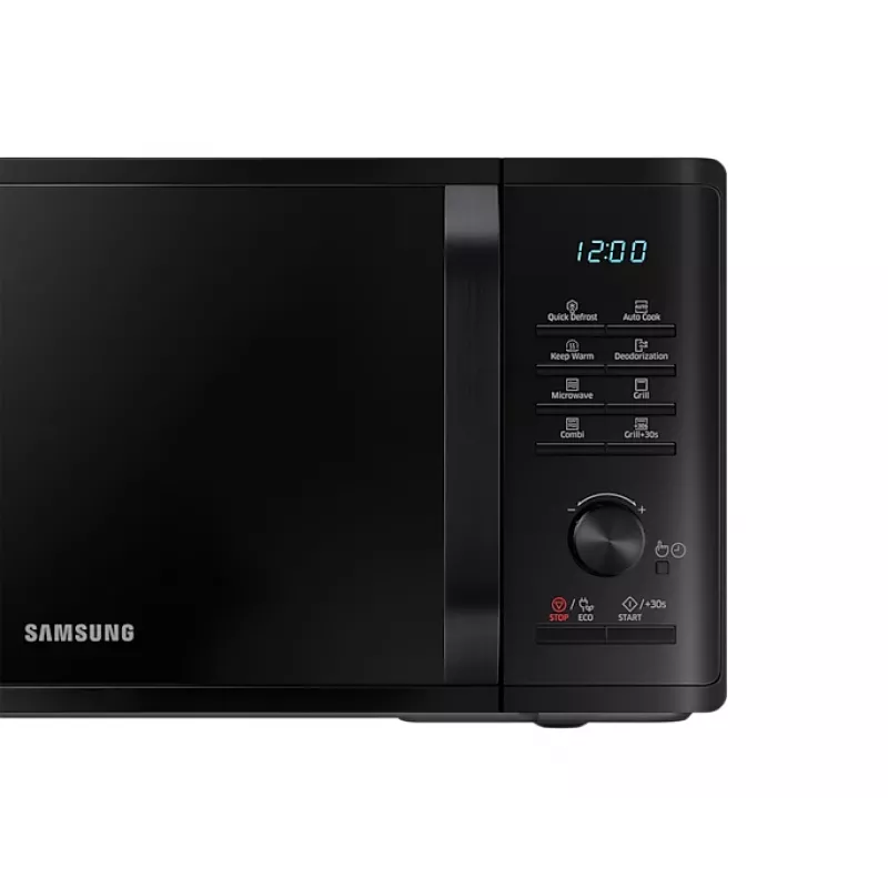 Micro-ondas Samsung MG23B3515AK/EN preto com grelhador de bancada 23 L 1250 W