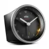 Despertador de quartzo Braun BC07SB-DCF preto, prateado
