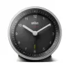 Despertador de quartzo Braun BC07SB-DCF preto, prateado
