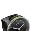 Despertador de quartzo Braun BC07SB-DCF preto, prateado