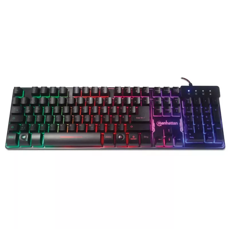 Teclado USB Manhattan Gaming Metal Base Edition