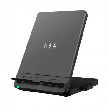 Yealink WHC60 – carregador sem fios para WH66/WH67, interior, carregamento sem fios, preto