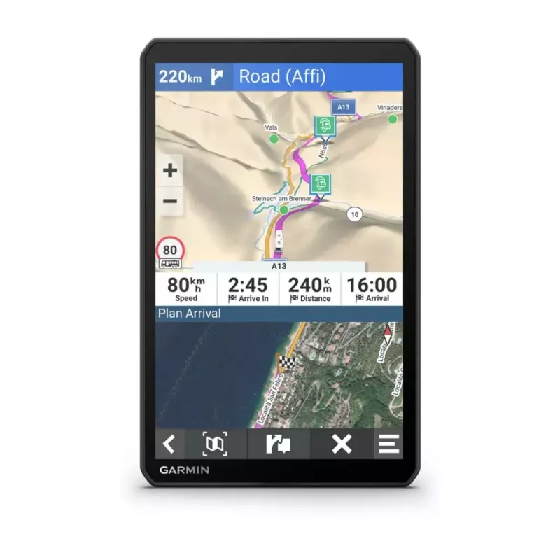 Navegador Garmin 895 Fest 20,3 cm (8 polegadas) ecrã tátil TFT