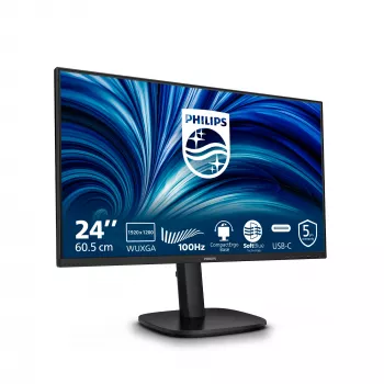 Monitor de computador Philips 3000 series 24B2N3200D/00 61,2 cm (24,1 polegadas) 1920 x 1200 píxeis WUXGA LCD preto