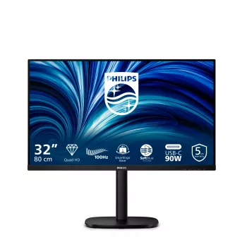 Monitor de computador Philips 32B2U3601/00 80 cm (31,5 polegadas) 2560 x 1440 píxeis Quad HD LCD preto