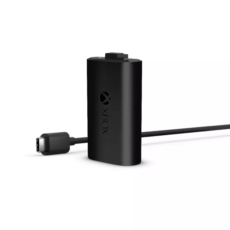 Microsoft Xbox Play & Charge Kit (SXW-00002) bateria recarregável com cabo USB-C, preto