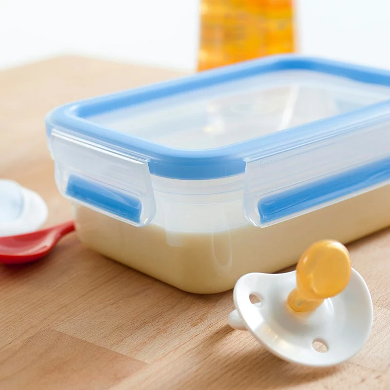 EMSA 515645 recipiente de armazenamento de alimentos caixa retangular 1,2 l transparente 3 peças