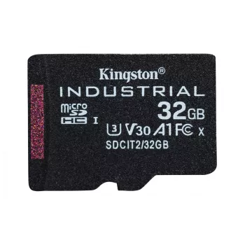 Kingston Technology 32GB microSDHC Industrial C10 A1 pSLC Card embalagem individual sem adaptador