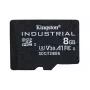 Kingston Technology 8GB microSDHC Industrial C10 A1 pSLC Card embalagem individual sem adaptador