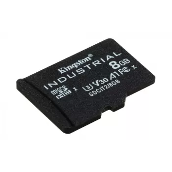 Kingston Technology 8GB microSDHC Industrial C10 A1 pSLC Card embalagem individual sem adaptador