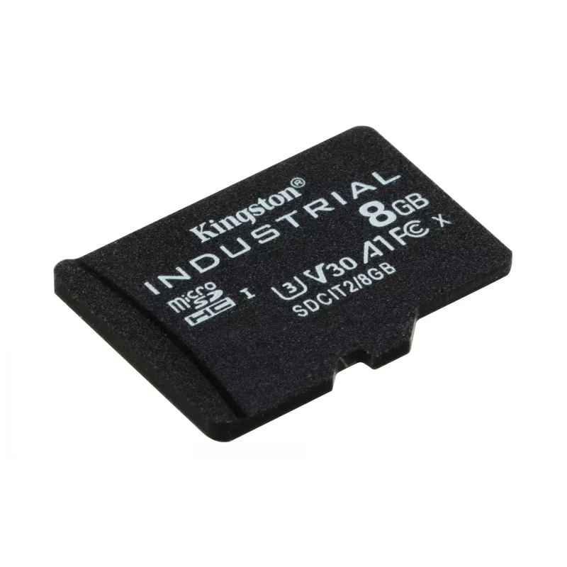 Kingston Technology 8GB microSDHC Industrial C10 A1 pSLC Card embalagem individual sem adaptador