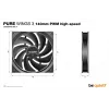 be quiet! Pure Wings 3 140mm | PWM high-speed Triple Pack ventoinha para caixa de computador 14 cm preto 3 peças
