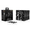 be quiet Pure Wings 3 120mm | PWM high-speed Triple Pack ventoinha para caixa de computador 12 cm preto 3 unid.