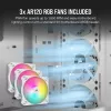 Caixa de PC Mid-Tower CORSAIR - 3000d RGB Airflow - branco