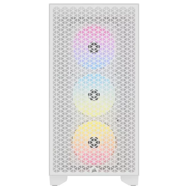 Caixa de PC Mid-Tower CORSAIR - 3000d RGB Airflow - branco