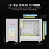Caixa de PC Mid-Tower CORSAIR - 3000d RGB Airflow - branco