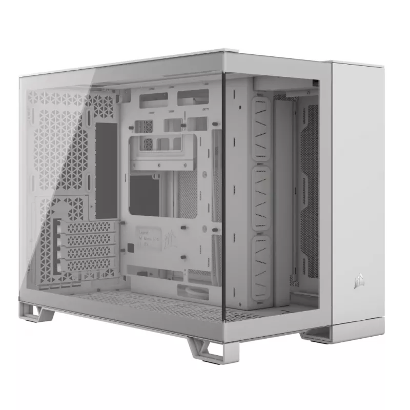 CORSAIR Caixa de PC – 2500X Mid-Tower Dual Chamber – branco