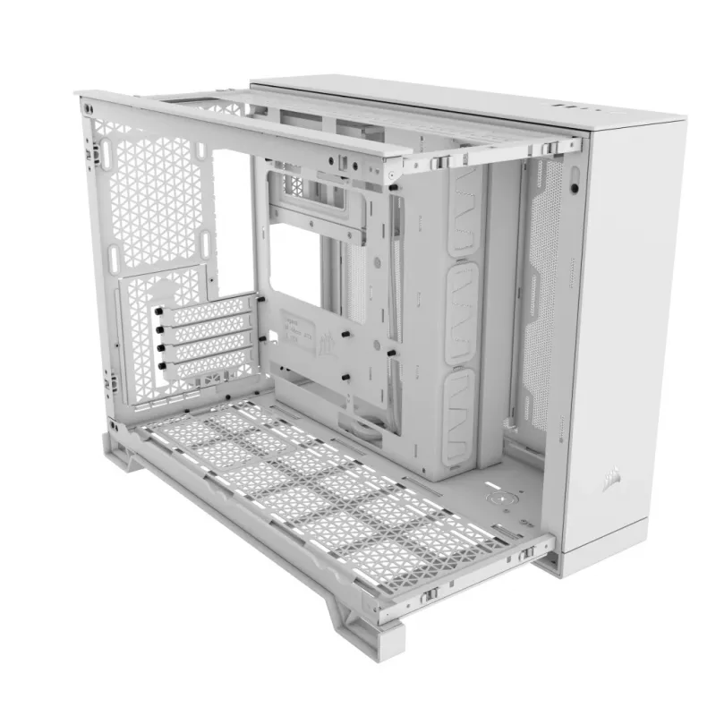CORSAIR Caixa de PC – 2500X Mid-Tower Dual Chamber – branco