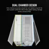 CORSAIR Caixa de PC – 2500X Mid-Tower Dual Chamber – branco