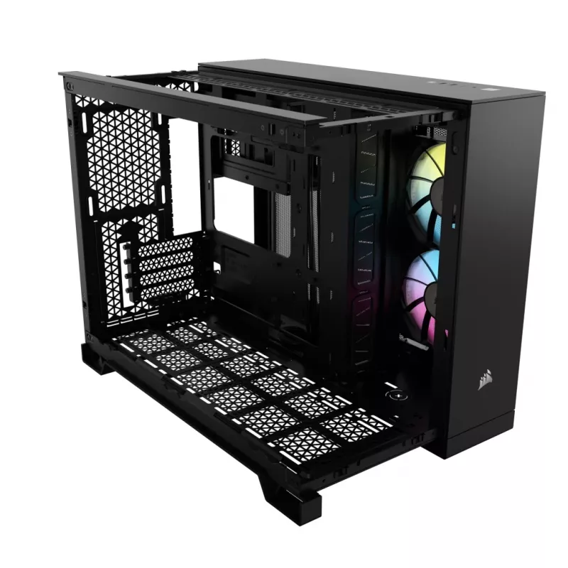 CORSAIR Caixa de PC - Icue Link 2500x RGB Micro ATX Dual Chamber preto